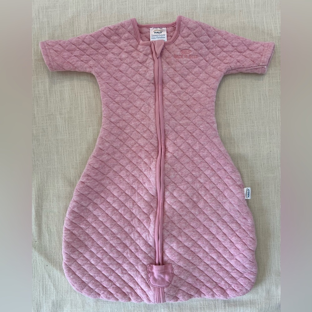 Halo Pink Quilted Sleep Sack Pajamas